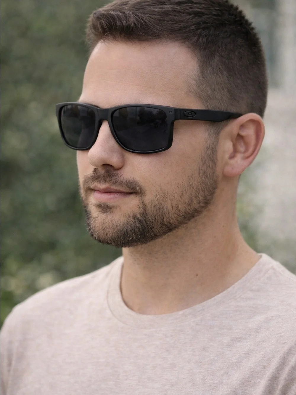 Oakley Matte Black Sunglasses with Dark Lenses